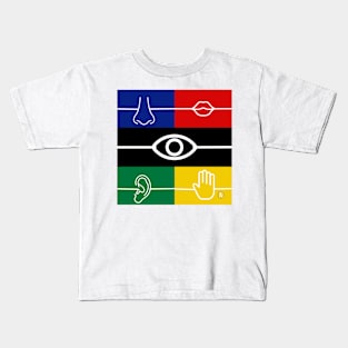 The five senses Kids T-Shirt